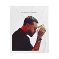 "Yo No He Llorado" Plush Blanket | Tattooed Man Pouring Drink Design